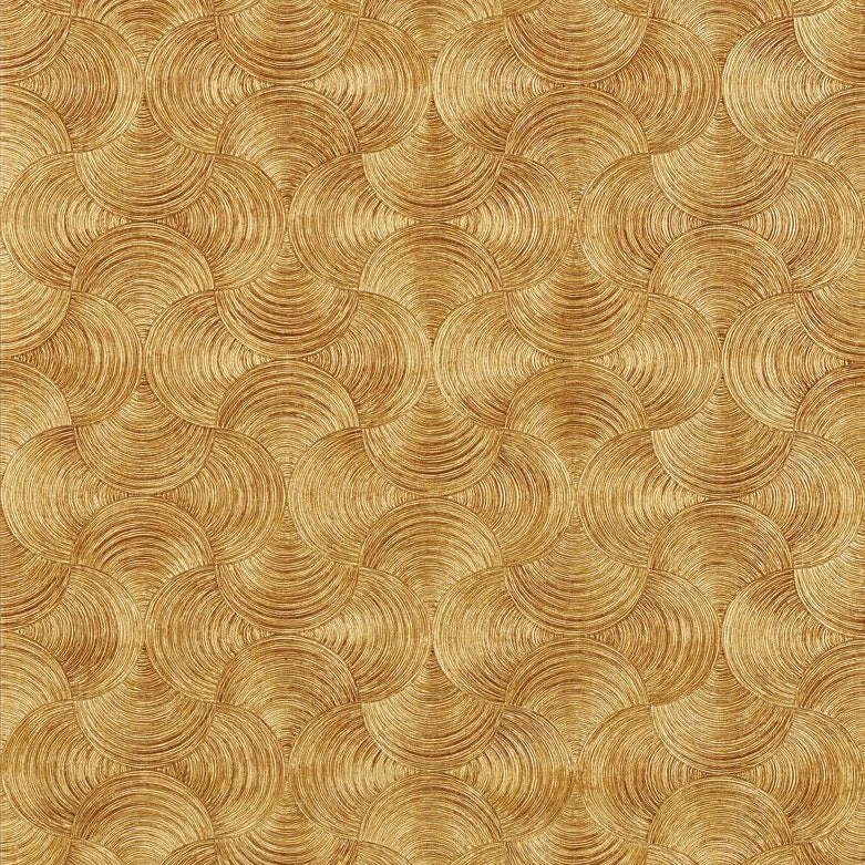 Aphelie wallpaper in Or by Casamance