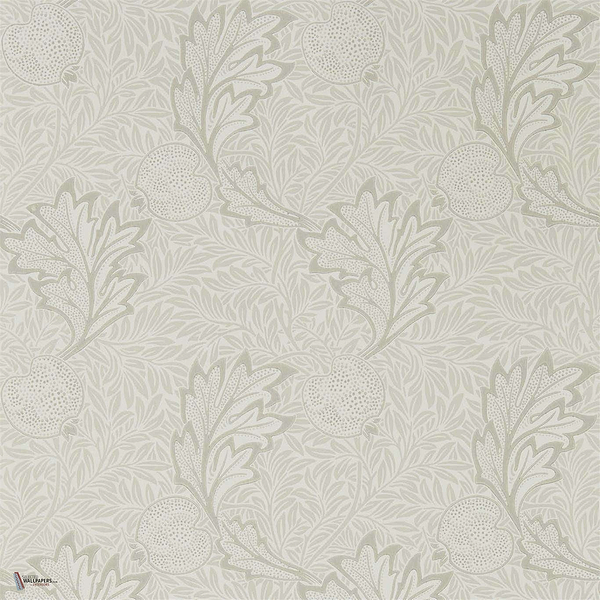 Apple wallpaper in Chalk Ivory van Morris & Co