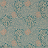 Apple wallpaper in Indigo Antique van Morris & Co