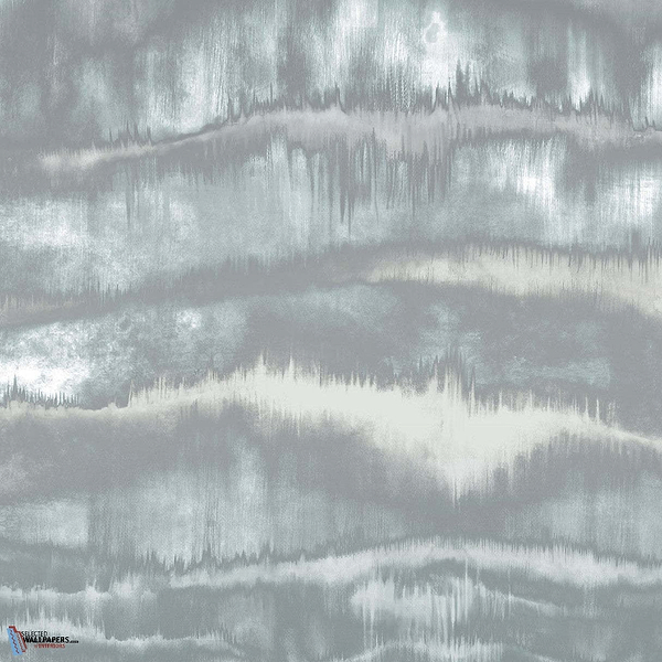 Aquarell behang in Cloud Blue van Texam