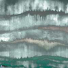 Aquarell behang in Green van Texam