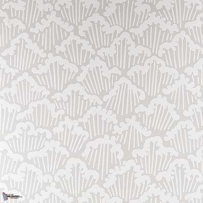 Aranami wallpaper in Purbeck Stone van Farrow & Ball