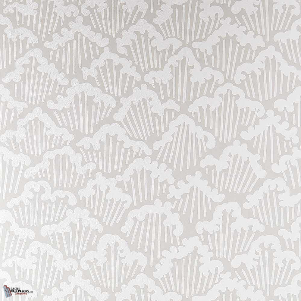 Aranami wallpaper in Purbeck Stone van Farrow & Ball