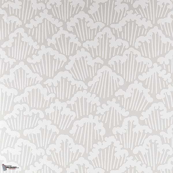 Aranami wallpaper in Purbeck Stone van Farrow & Ball