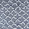 Aranami wallpaper in Stiffkey Blue van Farrow & Ball