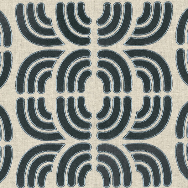 Ares Tapete in Anthracite Craie von Casamance