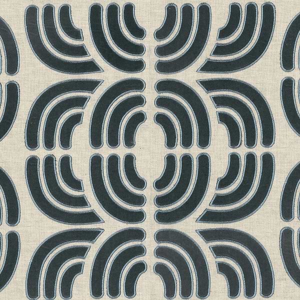 Ares Tapete in Anthracite Craie von Casamance