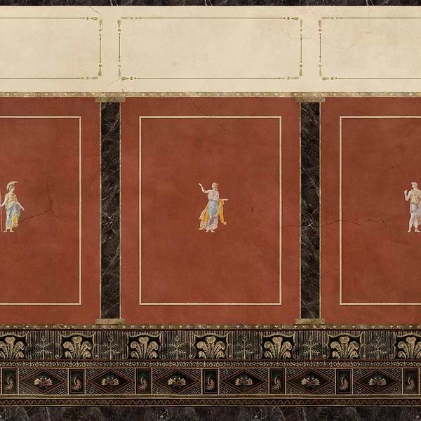 Arianna wallpaper-Coordonne-Clay-Non Woven-Sample-Selected Wallpapers-Interiors