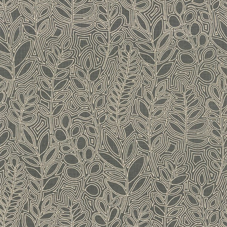 Astragale Tapete in Anthracite von Casamance
