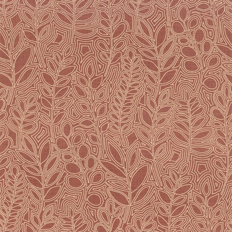 Astragale Tapete in Terracotta von Casamance