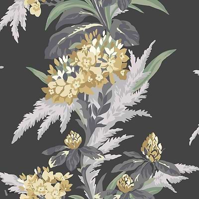 Aurora wallpaper in Jet van 1838 wallcoverings