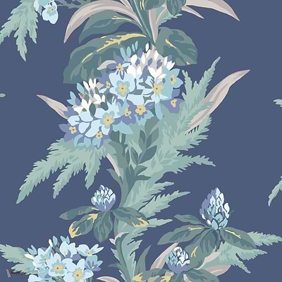 Aurora wallpaper in Lagoon van 1838 wallcoverings