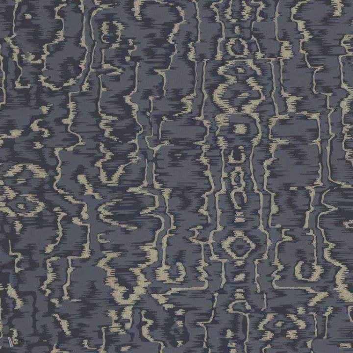 Avington wallpaper in Navy van 1838 wallcoverings