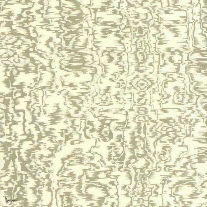 Avington wallpaper in Soft Gold van 1838 wallcoverings