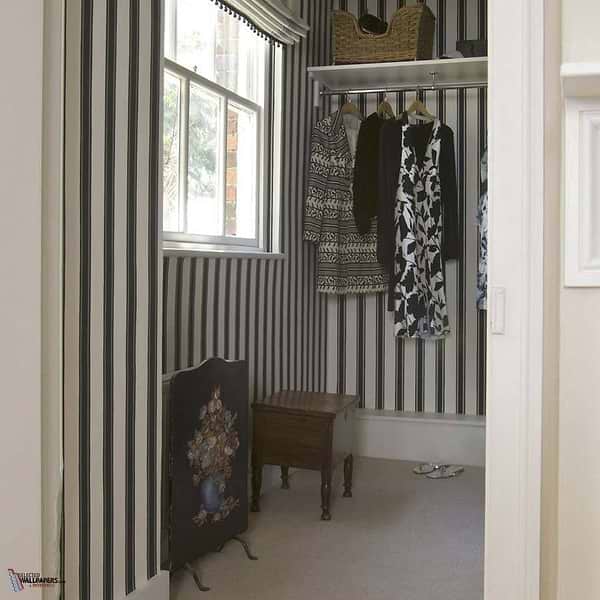 Block Print Stripe wallpaper van Farrow & Ball