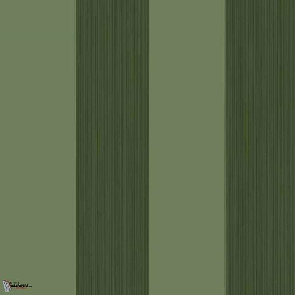 Broad Stripe wallpaper in Calke Green van Farrow & Ball