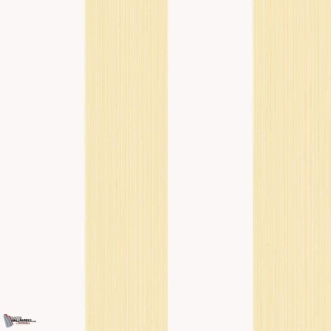Broad Stripe wallpaper in Daydream Yellow van Farrow & Ball
