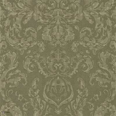 Brocatello wallpaper in Olivine van Zoffany
