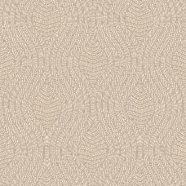 Brodelia Tapete in Marron glacé von Casamance