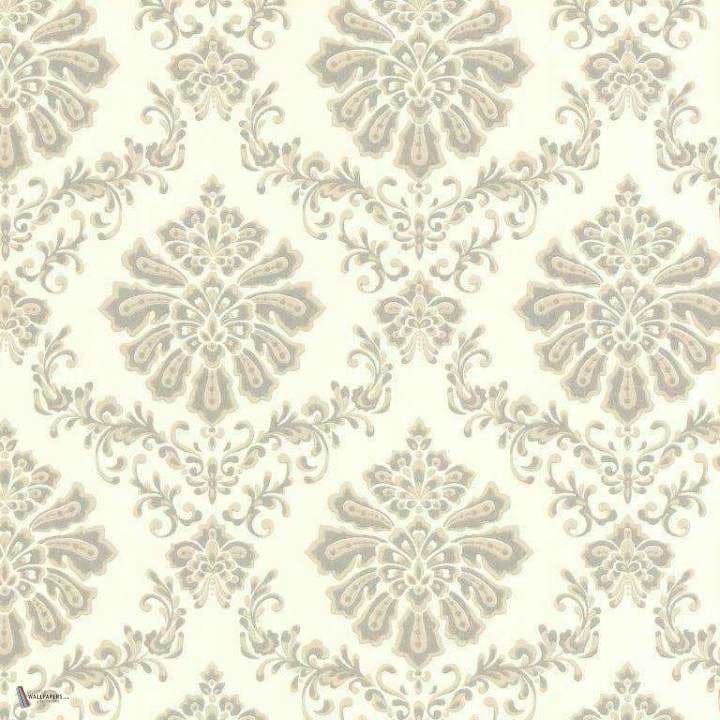Broughton wallpaper in Grey van 1838 wallcoverings