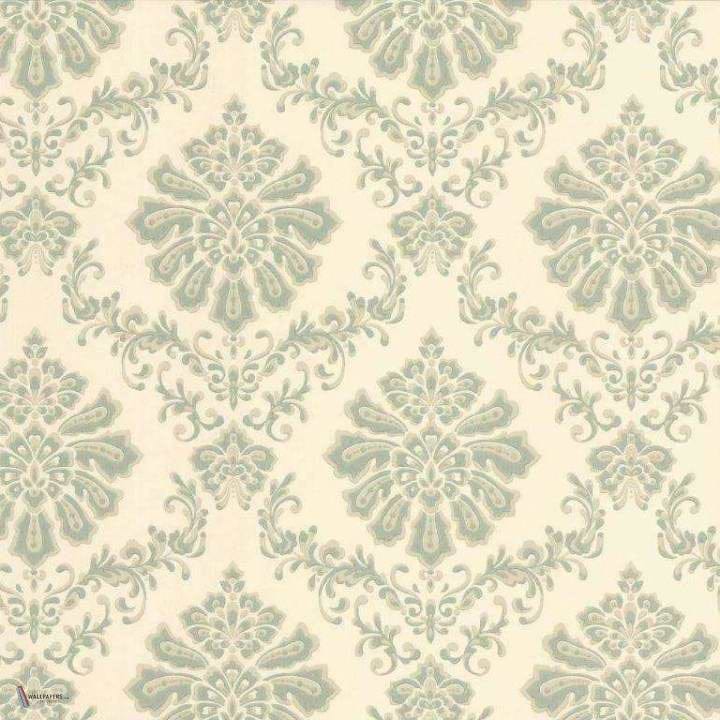 Broughton wallpaper in Seafoam van 1838 wallcoverings