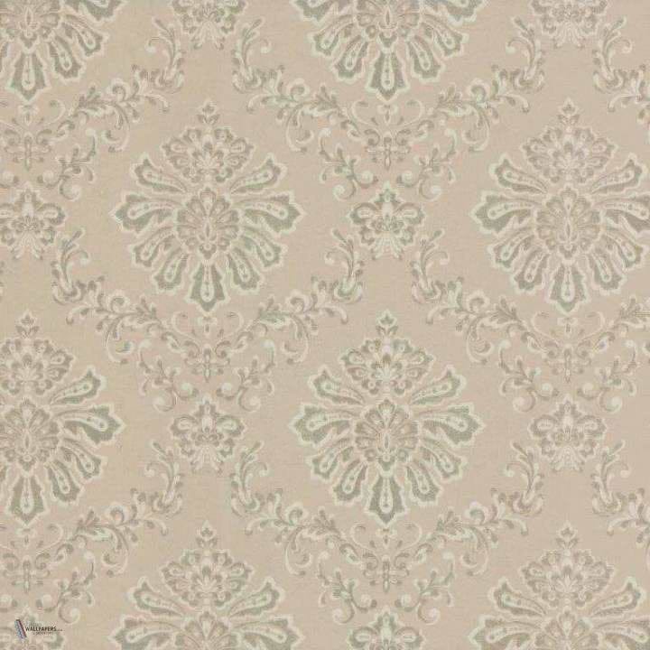 Broughton wallpaper in Taupe van 1838 wallcoverings