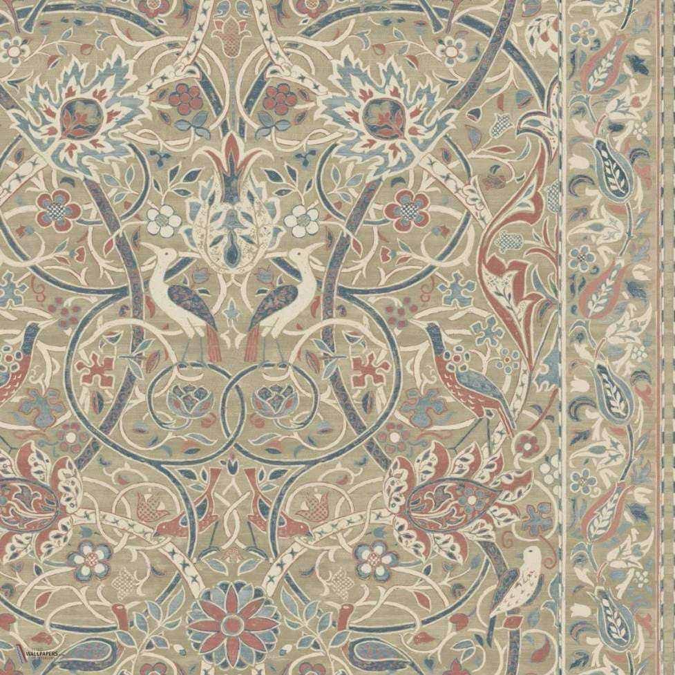 Bullerswood wallpaper in Spice/Manilla van Morris & Co