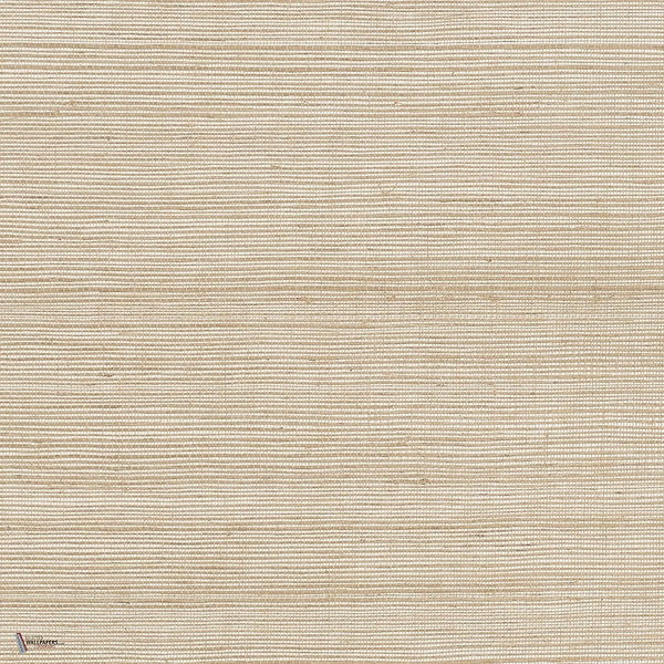 Picta wallpaper in Ivoire Argent by Casamance