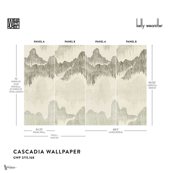 Cascadia Tapete van Kelly Wearstler