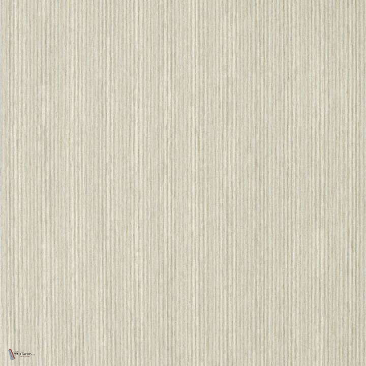 Caspian Strie behang in Taupe van Sanderson