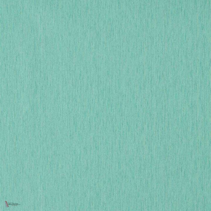 Caspian Strie behang in Teal van Sanderson