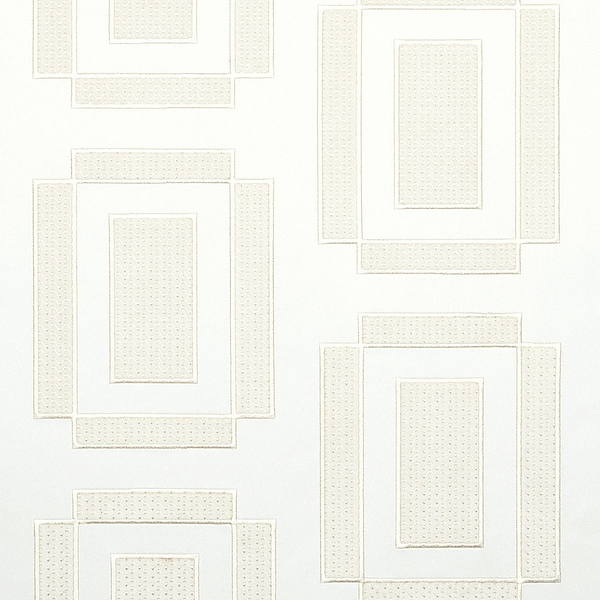 Chaillot wallpaper in Blanc Ivoire by Casamance