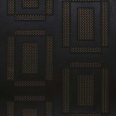 Chaillot wallpaper in Noir Dore by Casamance