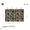 Channels wallpaper van Kelly Wearstler
