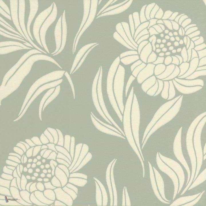 Chatsworth wallpaper in Duck Egg van 1838 wallcoverings