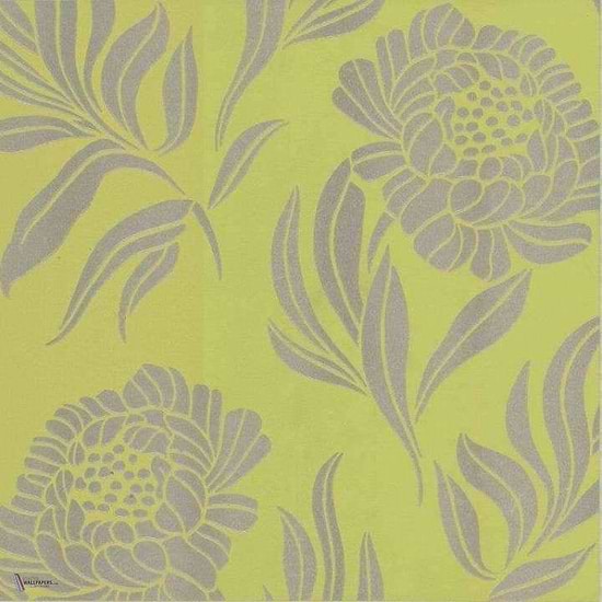 Chatsworth wallpaper in Lime van 1838 wallcoverings