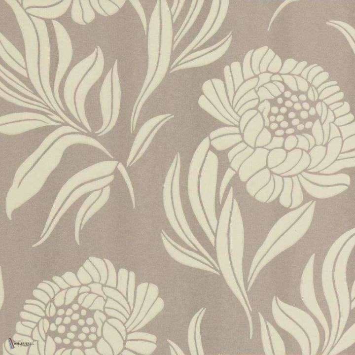 Chatsworth wallpaper in Taupe van 1838 wallcoverings