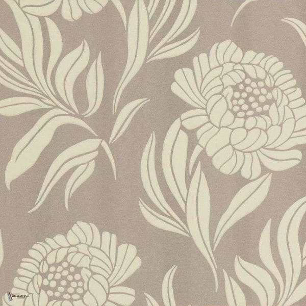 Chatsworth wallpaper in Taupe van 1838 wallcoverings