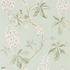 Chestnut Tree wallpaper in Seaspray/Peony van Sanderson