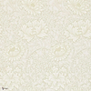 Chrysanthemum behang in Chalk van Morris & Co