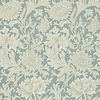 Chrysanthemum Toile Tapete in Blue/Creme van Morris & Co