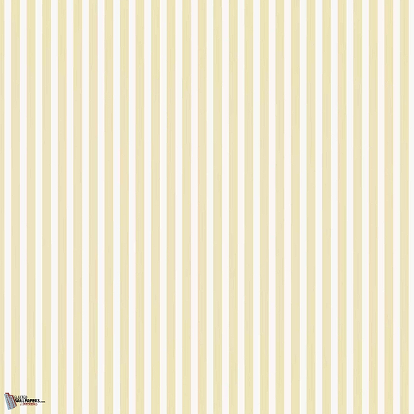 Closet Stripe wallpaper in Dayroom Yellow van Farrow & Ball