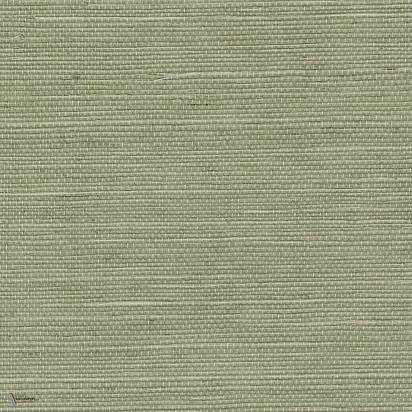 Sisal wallpaper in Sisal Acier by CMO Paris