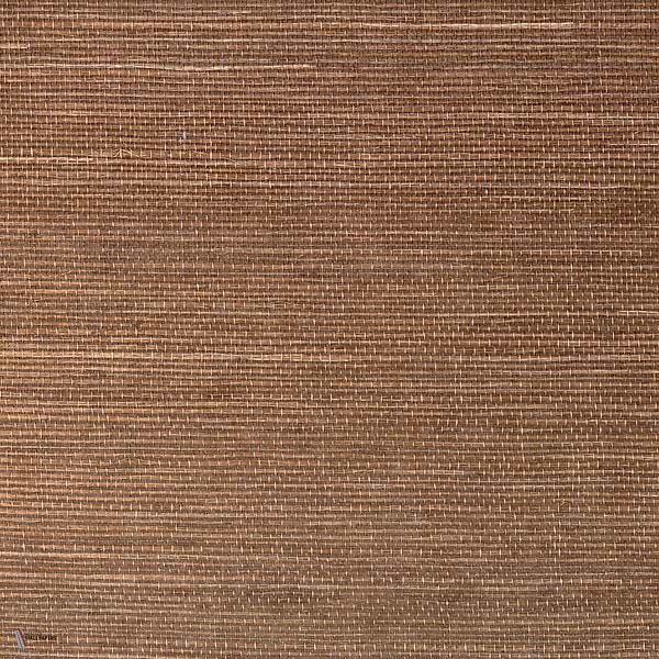Sisal wallpaper in Tabac by CMO Paris