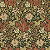 Compton wallpaper in Brown/Orange van Morris & Co