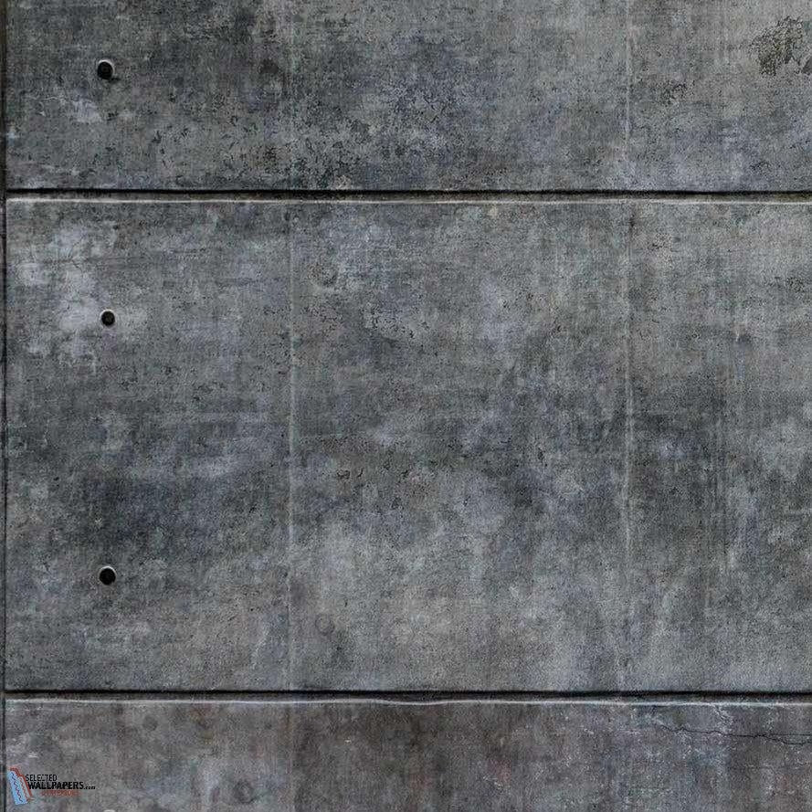 Concrete S Tapete in Anthracite van Texam
