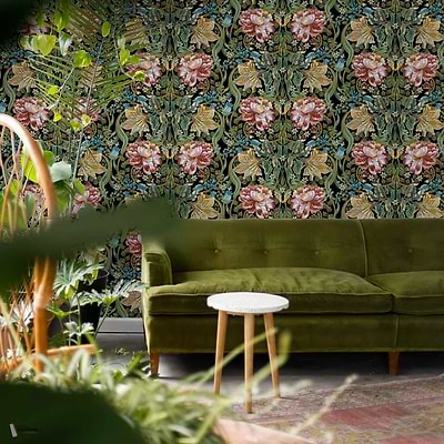Belle-Epoque wallpaper in Black by Coordonne