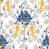 Brianda Fitz-James Stuart - Medieval Tapestry wallpaper in Pure White by Coordonne