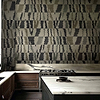 Bujlud wallpaper in Silver by Coordonne — interior