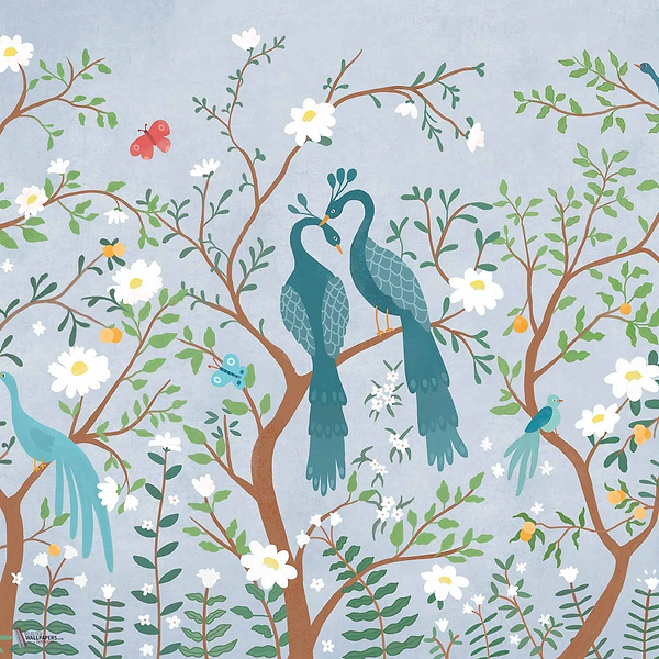 Edo Kids Tapete in Aqua von Coordonne